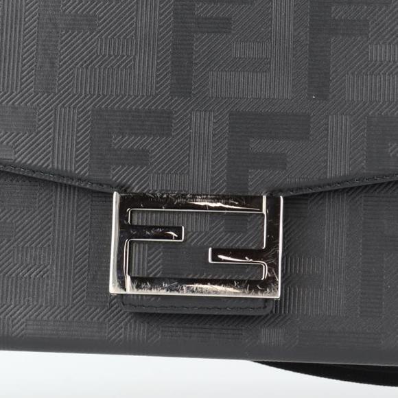Fendi Soft Trunk 2way Zucca Pattern Shoulder Black - Picture 6 of 10
